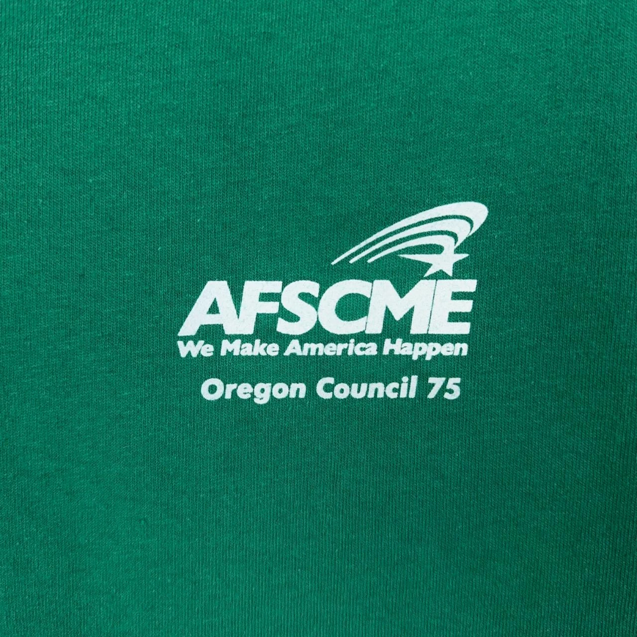 Union Line AFSCME Local 350 Oregon T-Shirt L – photo 3